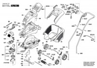 Bosch 3 600 H81 D71 ROTAK 43 Lawnmower Spare Parts